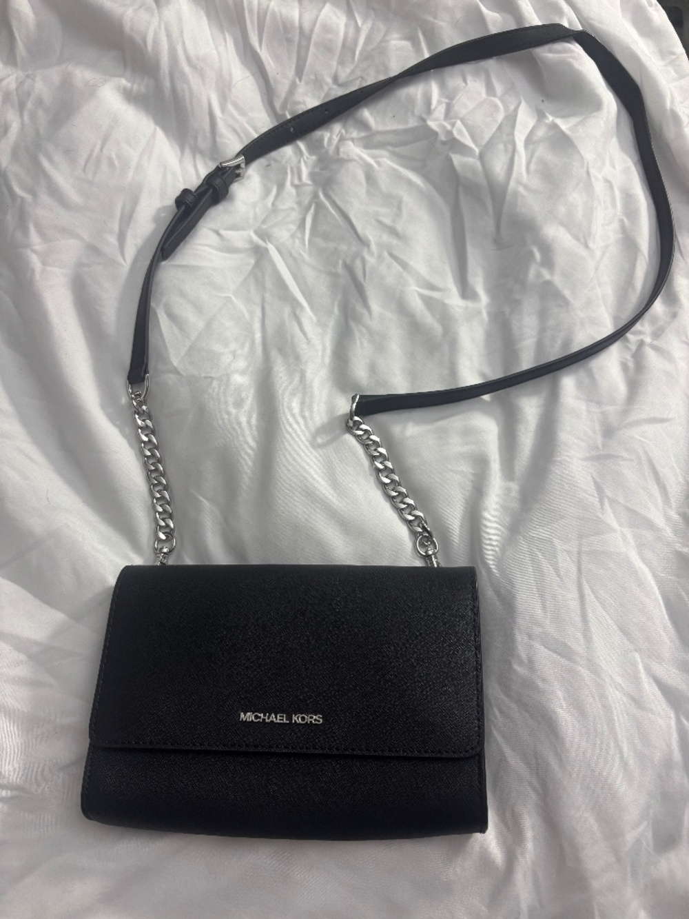 Michael Kors Saffiano Leather Shoulder Bag